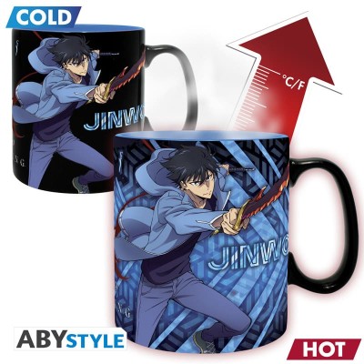 SOLO LEVELING - Jinwoo & Igris Mug Heat Change 460 ml (Tazza cambia colore con il calore)