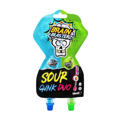 Brain Blasterz Sour Gunk Duo – Lampone e mela (56ml)