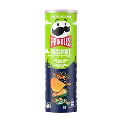 Pringles Passport Mexican Style Cheesy Jalapeno - Ed. Limitata - Patatine 165g