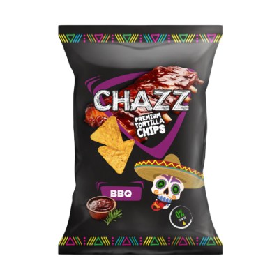 Chazz Tortillas Chips al BBQ 100g