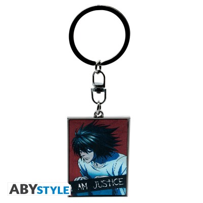 DEATH NOTE - Keychain Lenticular Justice Portachiavi