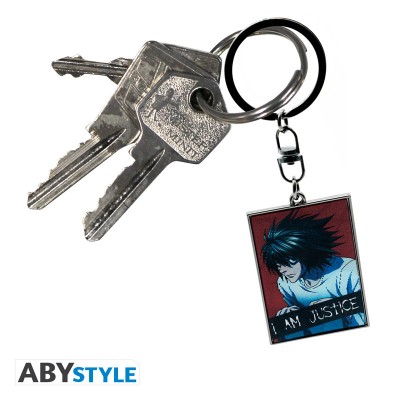 DEATH NOTE - Keychain Lenticular Justice Portachiavi