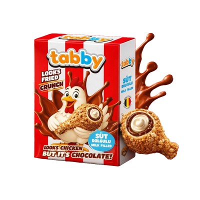 Tabby Chicken Leg Crumble Chocolate – 50g