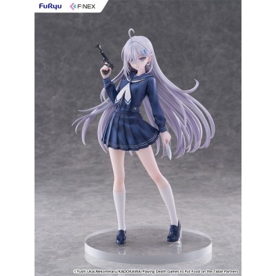 PLAYING DEATH GAMES TO PUT FOOD ON THE TABLE - Yuki School Uniform Ver. 1/7 Furyu PVC Figure 24 cm