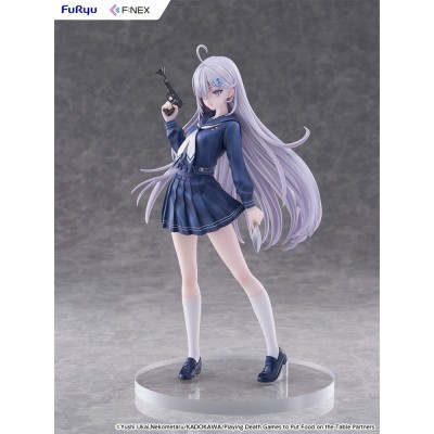 PLAYING DEATH GAMES TO PUT FOOD ON THE TABLE - Yuki School Uniform Ver. 1/7 Furyu PVC Figure 24 cm