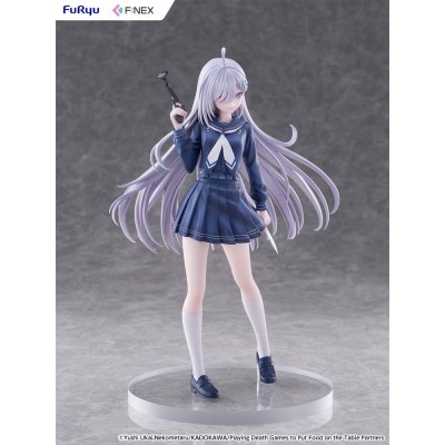 PLAYING DEATH GAMES TO PUT FOOD ON THE TABLE - Yuki School Uniform Ver. 1/7 Furyu PVC Figure 24 cm