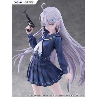 PLAYING DEATH GAMES TO PUT FOOD ON THE TABLE - Yuki School Uniform Ver. 1/7 Furyu PVC Figure 24 cm