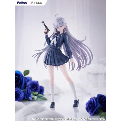 PLAYING DEATH GAMES TO PUT FOOD ON THE TABLE - Yuki School Uniform Ver. 1/7 Furyu PVC Figure 24 cm