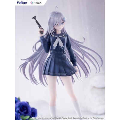 PLAYING DEATH GAMES TO PUT FOOD ON THE TABLE - Yuki School Uniform Ver. 1/7 Furyu PVC Figure 24 cm