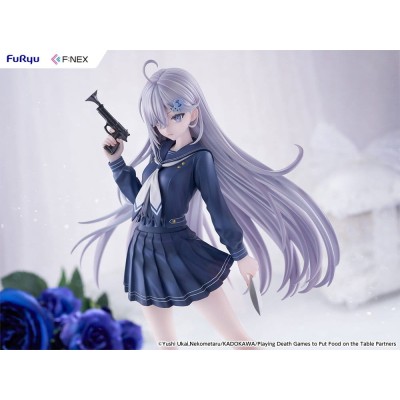 PLAYING DEATH GAMES TO PUT FOOD ON THE TABLE - Yuki School Uniform Ver. 1/7 Furyu PVC Figure 24 cm