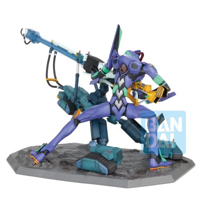 EVANGELION - EVA-01 Test Type-01 Yashima Strategy Ichibansho Evangelion 1.0 Bandai PVC Figure 22 cm