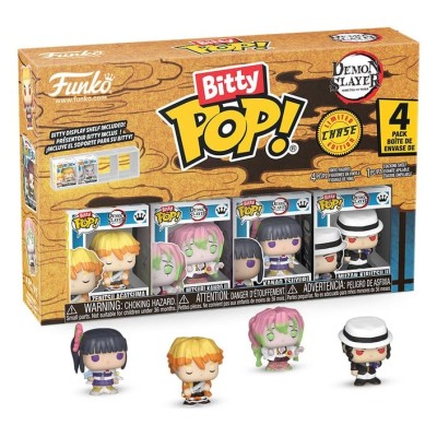 DEMON SLAYER - Zenitsu Bitty POP! Vinyl Figure 4-Pack Funko 2,5 cm