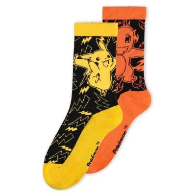 POKÉMON - Socks 2-Pack Crew Difuzed 39-42