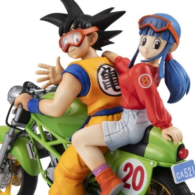 DRAGON BALL Z - Son Goku & Chichi Desktop Real McCoy 05 Megahouse PVC Figure Limited Rerun 15 cm