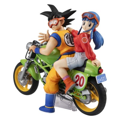 DRAGON BALL Z - Son Goku & Chichi Desktop Real McCoy 05 Megahouse PVC Figure Limited Rerun 15 cm