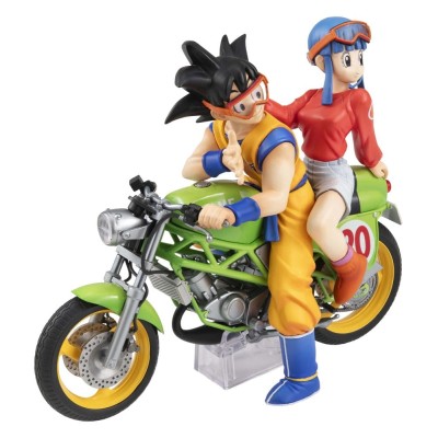 DRAGON BALL Z - Son Goku & Chichi Desktop Real McCoy 05 Megahouse PVC Figure Limited Rerun 15 cm
