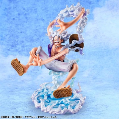 ONE PIECE - Monkey D. Luffy Gear Fifth Evolutionary History Portrait.Of.Pirates Megahouse PVC Figure 26 cm