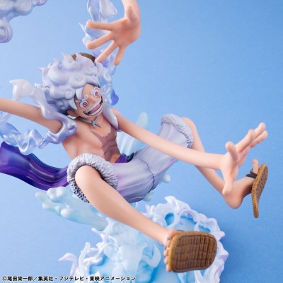 ONE PIECE - Monkey D. Luffy Gear Fifth Evolutionary History Portrait.Of.Pirates Megahouse PVC Figure 26 cm