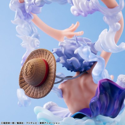 ONE PIECE - Monkey D. Luffy Gear Fifth Evolutionary History Portrait.Of.Pirates Megahouse PVC Figure 26 cm
