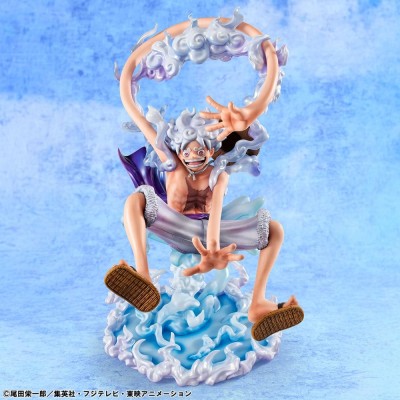ONE PIECE - Monkey D. Luffy Gear Fifth Evolutionary History Portrait.Of.Pirates Megahouse PVC Figure 26 cm