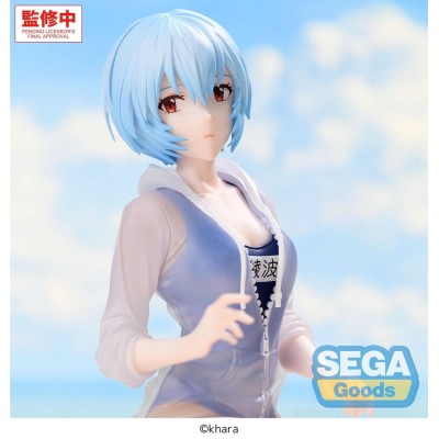 REBUILD OF EVANGELION - Rei Ayanami School Swimsuit Ver. Yumemirize Sega PVC Figure 13 cm