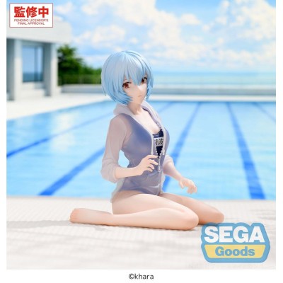 REBUILD OF EVANGELION - Rei Ayanami School Swimsuit Ver. Yumemirize Sega PVC Figure 13 cm
