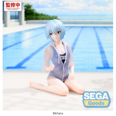 REBUILD OF EVANGELION - Rei Ayanami School Swimsuit Ver. Yumemirize Sega PVC Figure 13 cm