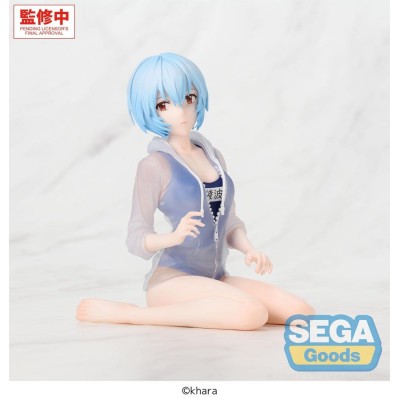 REBUILD OF EVANGELION - Rei Ayanami School Swimsuit Ver. Yumemirize Sega PVC Figure 13 cm