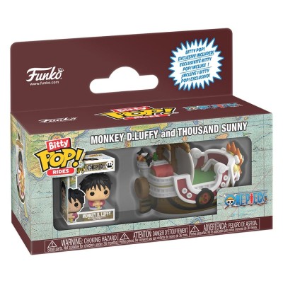 ONE PIECE - Thousand Sunny w/Luffy Bitty POP! Ride Funko Vinyl Figure 2,5 cm