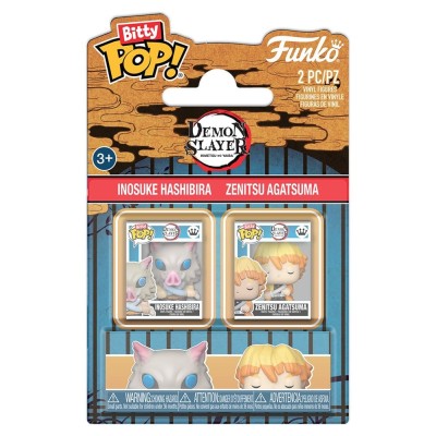 DEMON SLAYER - Inosuke & Zenitsu 2-Pack PVC Figure 2 cm