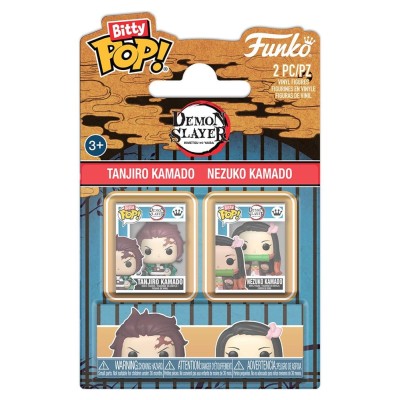 DEMON SLAYER - Tanjiro & Nezuko Bitty POP! Vinyl Figures 2-Pack 2 cm