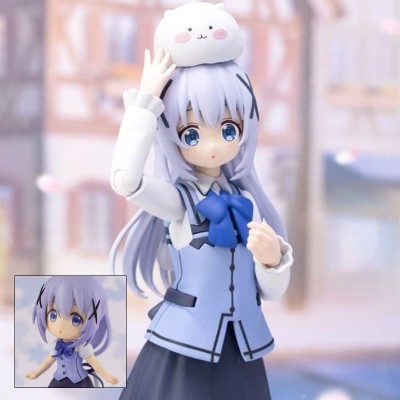 IS THE ORDER A RABBIT? - Chino (Mini Figure set) Plafia Plastic Model Kit 14 cm