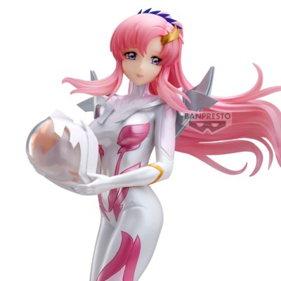 MOBILE SUIT GUNDAM SEED - Lacus Clyne-Pilot suit Pearl color ver. Glitter & Glamours Banpresto PVC Figure 22 cm