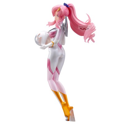MOBILE SUIT GUNDAM SEED - Lacus Clyne-Pilot suit Pearl color ver. Glitter & Glamours Banpresto PVC Figure 22 cm