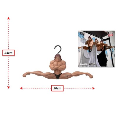 BAKI - Yujiro Hanma Grandista x Figure Life Banpresto PVC Figure 24 cm