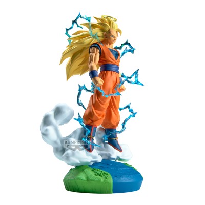 DRAGON BALL Z - Son Goku Super Saiyan 3 History Box Banpresto PVC Figure 18 cm