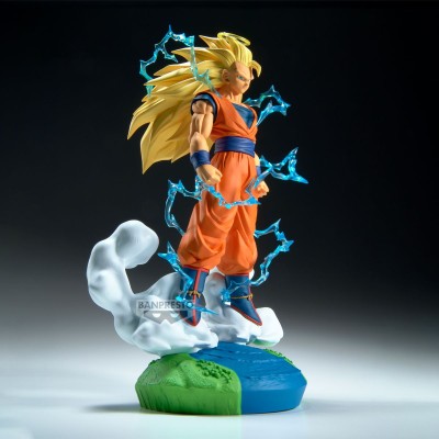 DRAGON BALL Z - Son Goku Super Saiyan 3 History Box Banpresto PVC Figure 18 cm