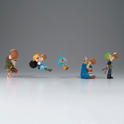 ONE PIECE - Banquet Vol. 2 World Collectable Figure Pacco Completo 7 cm