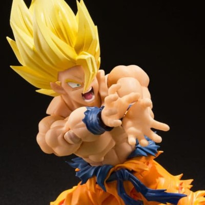 DRAGON BALL Z - Super Saiyan Son Goku (Legendary Super Saiyan) Action Figure 1/12 Bandai Tamashii Nations 15 cm