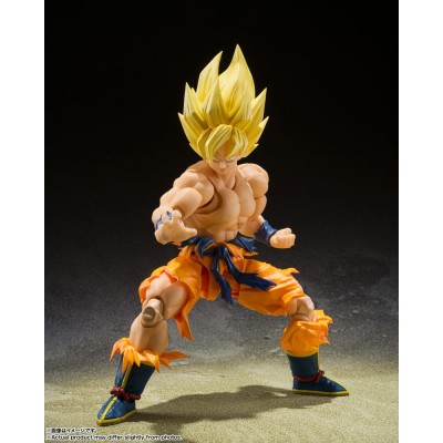DRAGON BALL Z - Super Saiyan Son Goku (Legendary Super Saiyan) Action Figure 1/12 Bandai Tamashii Nations 15 cm