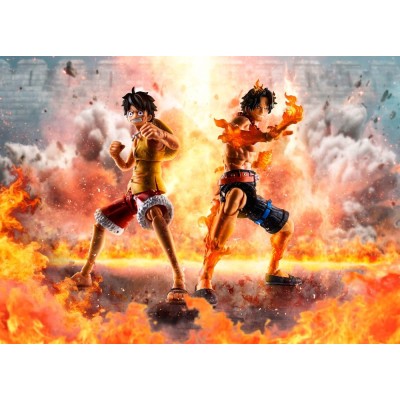 ONE PIECE - Portgas D. Ace -Marineford- S.H. Figuarts Action Figure 16 cm