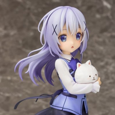 IS THE ORDER A RABBIT? - Chino (Cafe Style) 1/7 Plum Pmoa PVC Figure 21 cm
