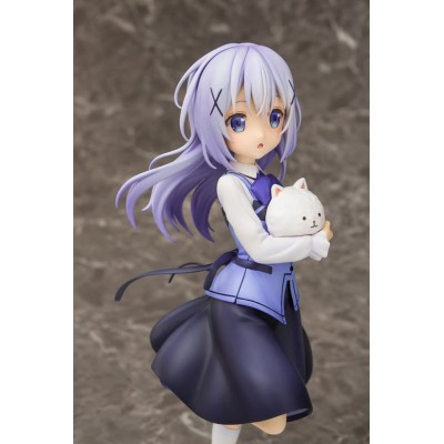 IS THE ORDER A RABBIT? - Chino (Cafe Style) 1/7 Plum Pmoa PVC Figure 21 cm
