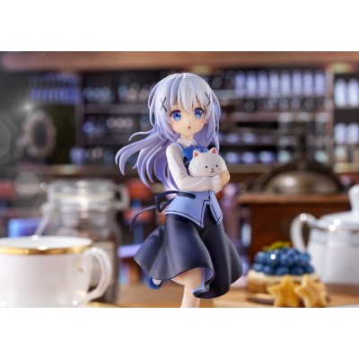 IS THE ORDER A RABBIT? - Chino (Cafe Style) 1/7 Plum Pmoa PVC Figure 21 cm