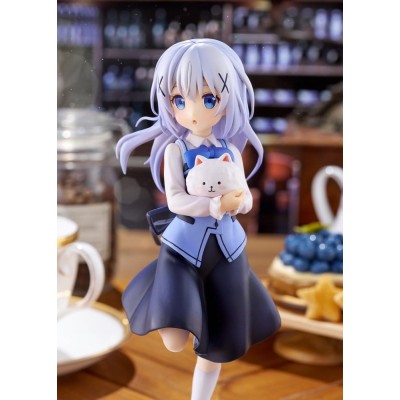 IS THE ORDER A RABBIT? - Chino (Cafe Style) 1/7 Plum Pmoa PVC Figure 21 cm