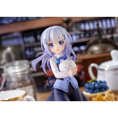 IS THE ORDER A RABBIT? - Chino (Cafe Style) 1/7 Plum Pmoa PVC Figure 21 cm