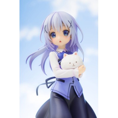 IS THE ORDER A RABBIT? - Chino (Cafe Style) 1/7 Plum Pmoa PVC Figure 21 cm