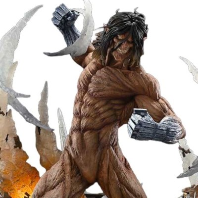 ATTACK ON TITAN - Eren Yeager Attack Titan Bonus Version Ultimate Diorama Prime 1 Studio Figure 81 cm