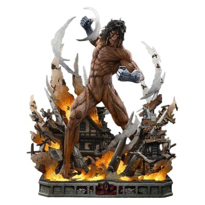 ATTACK ON TITAN - Eren Yeager Attack Titan Bonus Version Ultimate Diorama Prime 1 Studio Figure 81 cm