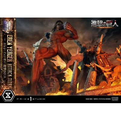 ATTACK ON TITAN - Eren Yeager Attack Titan Bonus Version Ultimate Diorama Prime 1 Studio Figure 81 cm